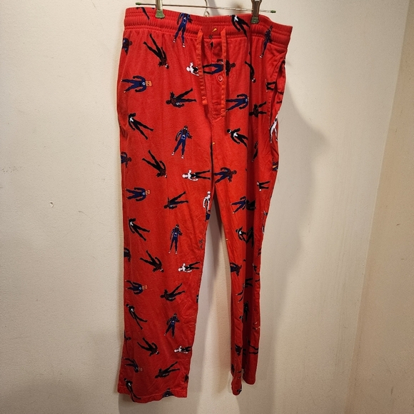 Marvel Men's Red Spider Man  Pajama Pants with Character Print Size L - Picture 3 of 12